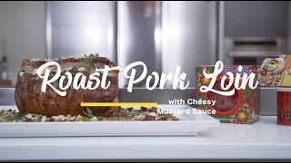 Roast Pork Loin with Cheesy Mustard Sauce [upl. by Noiro]