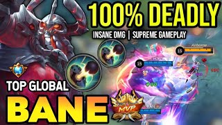 BANE BEST BUILD 2023  TOP GLOBAL BANE GAMEPLAY  MOBILE LEGENDS✓ [upl. by Larena]