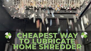 How to Maintain OilLubricate a household shredder [upl. by Pubilis54]