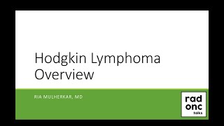 Hodgkin Lymphoma Overview [upl. by Papert78]