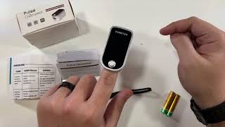 Alecaremed Pulse Fingertip Oximeter Unboxing [upl. by Chessy]