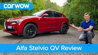 Alfa Stelvio Quadrifoglio 510hp review  see why it’s the ONLY fun SUV  carwow [upl. by Annunciata]