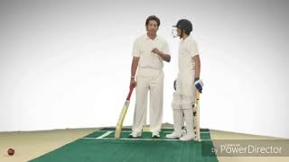 sachin how grip bat [upl. by Newbill54]