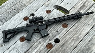 458 SOCOM  Testing recoil reducing buffers in my Tromix 16quot carbine build [upl. by Yekcin]