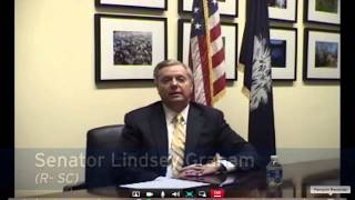 LENS Conference 2015  Sen Lindsey Graham Law in the Age of Forever War [upl. by Nomit]