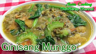 Ginisang Munggo with ampalaya at chicharon [upl. by Amieva982]