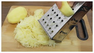 Just Grated Potato  Crispy Crunchy Shoestring Potatoes  Crispy French Fries Recipes [upl. by Asirac996]