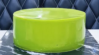 Pandan Layer Cake Recipe 斑斓分层蛋糕，斑斓咖椰果冻蛋糕食谱Pandan Kaya Jelly Cake [upl. by Aihsyak]