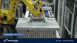 Robotic Palletizer for Cans using Magnetic Gripper [upl. by Bigner]