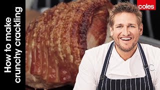 How to Make Crunchy Crackling Pork Roast  Cook with Curtis Stone  Coles [upl. by Bradly]