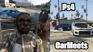 Ps4 Gta5 Car meets Cutups Buy n sell n more [upl. by Leakim821]