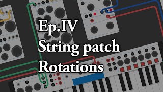 Suzanne Cianis Buchla Cookbook in VCV Rack – Ep4  String Patch – Keyboard Rotations [upl. by Nerat355]