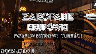 🔴Zakopane Krupówki ile turystów po Sylwestrze 20240104 ASMR [upl. by Latton]