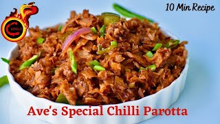 Chilli Parotta  Leftover Parotta Recipe  ബാക്കി വന്ന പൊറോട്ട കൊണ്ട് ചില്ലി പൊറോട്ട  Ep1046 [upl. by Joni]