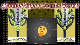 ¿Babolat Counter Veron o Counter Viper padel [upl. by Onileba]