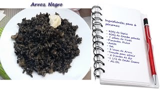 Arroz Negro Receta Fácil [upl. by Cordey712]