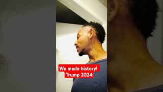 WE MADE HISTORY motivationlife success inspiration 2024 shorts electiondonaldtrumpfamily [upl. by Yme]