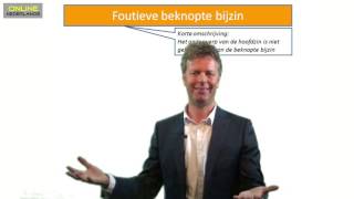 Formuleringsfouten aflevering 7  foutieve beknopte bijzin [upl. by Cirdet]