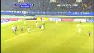 Gamba Osaka 11 Chonburi FC  AFC champion league 2008 [upl. by Auqinat688]