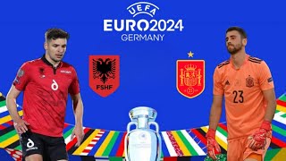 Albania 🇦🇱 vs 🇪🇸 Spain  UEFA Euro 2024  Group B  Simulation [upl. by Geier]