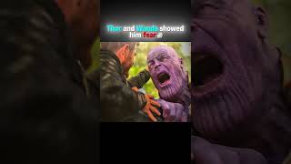 the 2 who scared Thanos😵 avengers [upl. by Dredi]