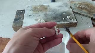 传统模具制作首饰，麒麟Traditional mold making jewelry Qilin [upl. by Urbannai]