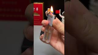 Lighters Internet celebrity lighters Zhang Yis same style transparent large oil tank Kerosene l [upl. by Sanyu]