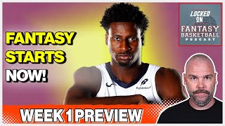 Will Week 1 Waiver Wire Moves Make or Break Your NBA Fantasy Basketball Season Week 1 Preview [upl. by Jasun]