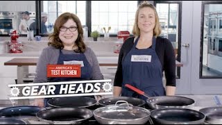 Gear Heads  Hannah and Lisa Put Nonstick Skillets to the Test [upl. by Ennyl375]