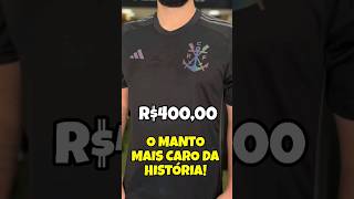 NOVA CAMISA PRETA DO FLAMENGO  MANTO MAIS CARO DA HISTÓRIA flamengo shorts crf [upl. by Eiderf]