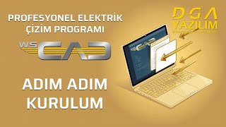 WSCAD Elektrik Çizim Programı Kurulumu Nasıl Yapılır [upl. by Aleyam295]