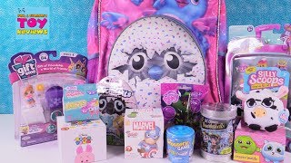 Hatchimals Surprise Backpack Toy Opening Disney Gift Ems Num Noms  PSToyReviews [upl. by Seen]