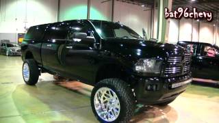 2014 Dodge Ram 2500 Mega Cab Truck w 75quot lift on 24x14quot Fuel Forged Wheels 37quot Offroad Tires  HD [upl. by Atirres]