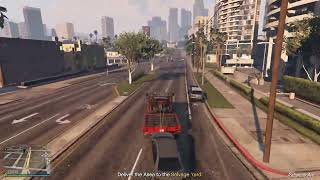 Grand Theft Auto V Online  Tow Truck Service Bay City Ave  La Puerta [upl. by Otilopih]