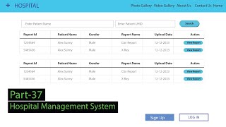 Get online Medical report from hospital portal  HMS Part37 [upl. by Netloc907]