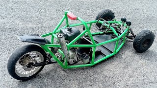 Building an Epic Sport Car Reverse Trike Roadster  StepbyStep DIY Project [upl. by Anneirda285]