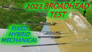 2022 Broadhead Test Ballistics Gel Test and More [upl. by Pilihp]