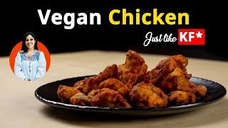 Vegan chicken  Just like KFC  Jackfruit se banayen vegan fried chicken  Kathal recipe [upl. by Edmee178]