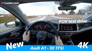 Audi A1 30 TFSI Advanced 2019  POV test drive in 4K  No talking just driving [upl. by Enaasiali]