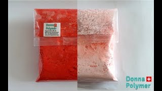 Demonstration of the colour changing effect Reversible thermochromic pigments [upl. by Etnomaj423]