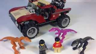 LEGO Dino Attack 7475 Fire Hammer vs Mutant Lizards  Dinosaurs  review [upl. by Eirrok840]