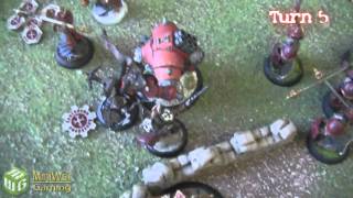 Warmachine Battle Report  Khador vs Menoth Part 22 [upl. by Akselav]