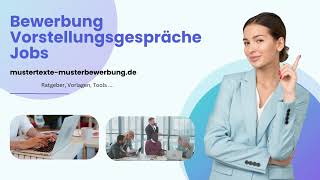 Bewerbung amp Jobsuche  Vorlagen Tools Ratgeber und Anleitungen [upl. by Felice]