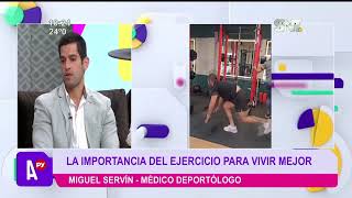 Dr Miguel Servín destaca la importancia del ejercicio para una vida saludable [upl. by Aderf]