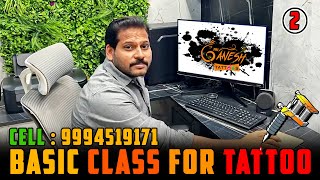 Basics For Tattoo Tattoo Training Tattoo Training Centre trichy [upl. by Suvart560]