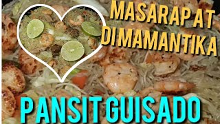 Pansit Bihon Guisado  How to cook Bihon Guisado  Ghienn Latosa [upl. by Eshman]