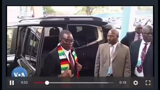 UMnangagwa Usemkhosini Wokugcotshwa Kuka Mongameli Omutsha weBotswana [upl. by Rolat]