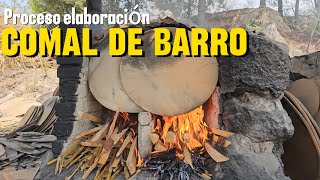 Este es el proceso para elaborar los COMALES de BARRO en la mixteca oaxaqueña [upl. by Alithea]