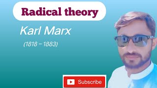 Radical theory by Karl Marx  in Urdu Hindi  Marxism [upl. by Appledorf]