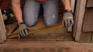 How to Remove a Door Threshold [upl. by Nitsirk51]